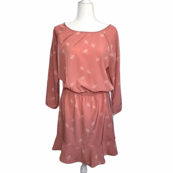 Joie Dresses & Skirts - NEW Joie Arryn B Feather Print Dress Pink Kiss M